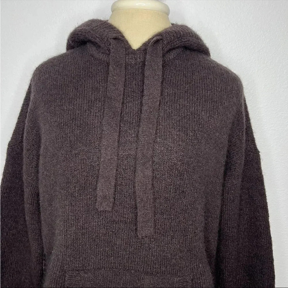 Madewell Wilmington Alpaca Wool Blend Hoodie Sweater size XS chic cozy 90s boho - Picture 8 of 13